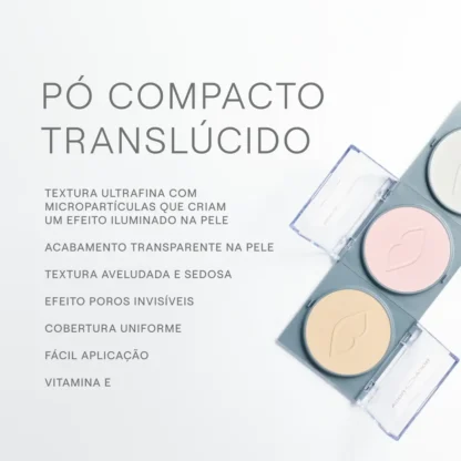 Pó Compacto Translúcido Boca Rosa 9g - Imagem 5