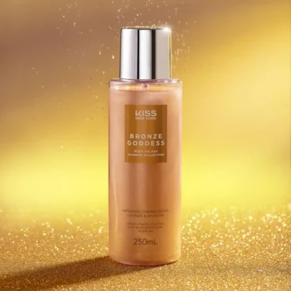 Body Splash Shimmer Bronze Goddess Kiss New York 200ml - Imagem 4