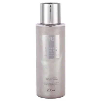 Body Splash Shimmer Silver Queen Kiss New York 200ml