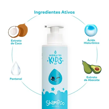 Shampoo Kids Hidratei 200ml - Imagem 3
