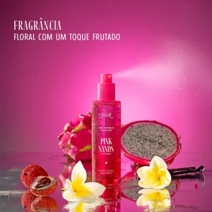 Perfume Mist Spray Corporal Pink Sands Skelt 100ml - Imagem 3