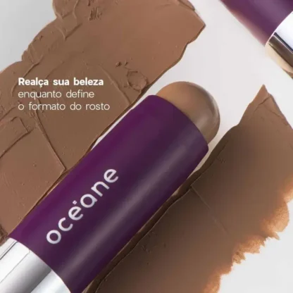 Contorno em Bastão Contour Stick Coffee Océane Purple - Imagem 3