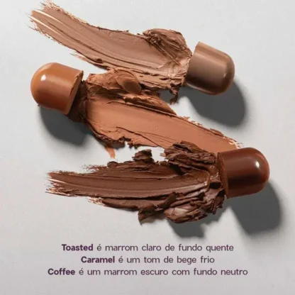 Contorno em Bastão Contour Stick Coffee Océane Purple - Imagem 4