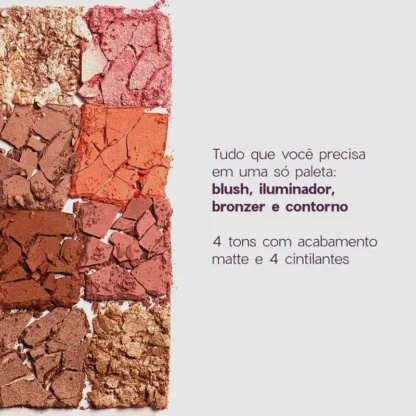 Paleta Multifuncional Face It All Océane Purple - Imagem 3