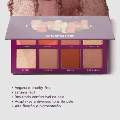Paleta Multifuncional Face It All Océane Purple - Imagem 4