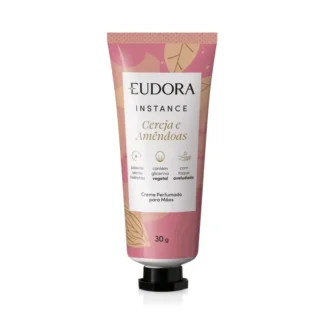 Creme Hidratante para Mãos Cereja e Amêndoas Eudora Instance 30g