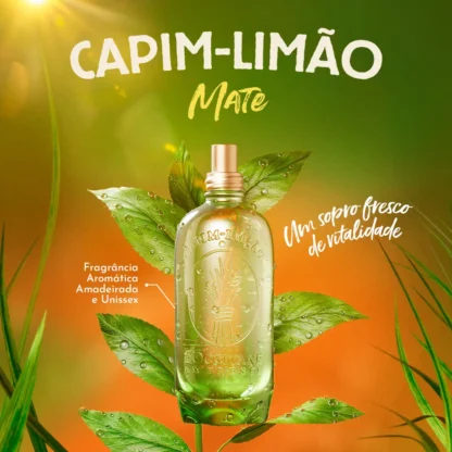 Colônia Capim-Limão Mate L'Occitane Au Brésil 100ml - Imagem 2