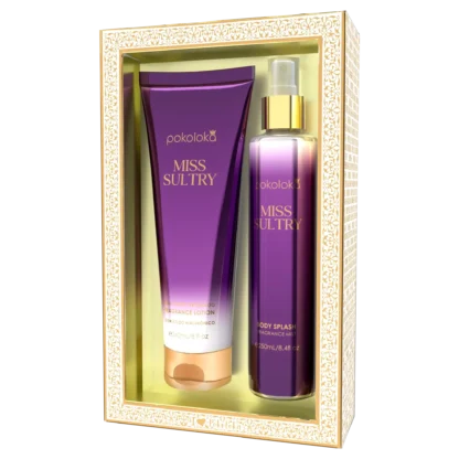 Kit hidratante 240ml + body splash 250ml Luxury Miss Sultry Pokoloka