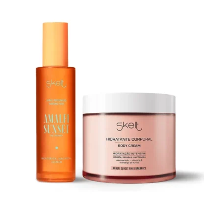 Kit body mist 100ml + hidratante corporal 200g Amalfi sunset skelt