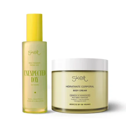 Kit body mist 100ml + hidratante corporal 200g Unexpected Day skelt