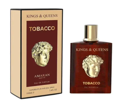 Perfume Masculino Árabe Tobacco Kings & Queens Amaran Eau de Parfum 100ml - Imagem 2