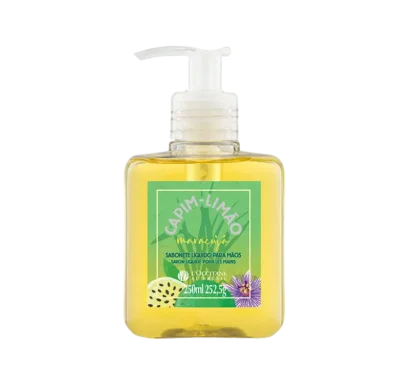 Sabonete Líquido para Mãos Capim-Limão Maracujá L'Occitane Au Brésil 250ml