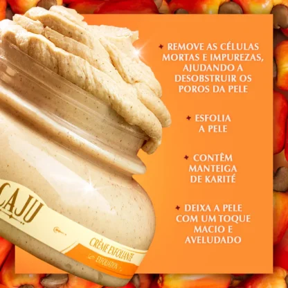 Creme Esfoliante Corporal Caju L'Occitane Au Brésil 200ml - Imagem 2