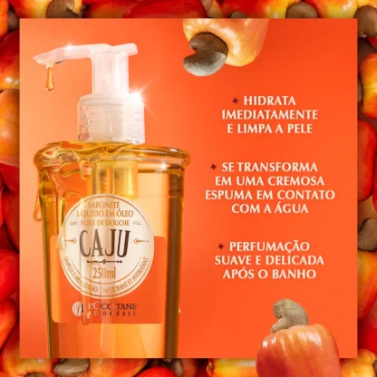 Sabonete Líquido Corporal Caju L'Occitane Au Brésil 250ml - Imagem 2