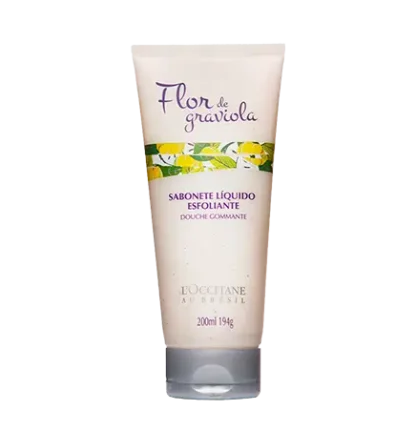 Sabonete Líquido Esfoliante Flor de Graviola L'Occitane Au Brésil 200ml