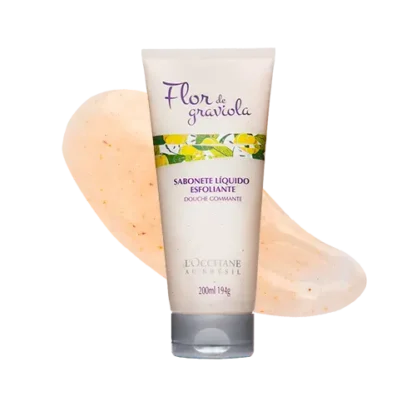 Sabonete Líquido Esfoliante Flor de Graviola L'Occitane Au Brésil 200ml - Imagem 2