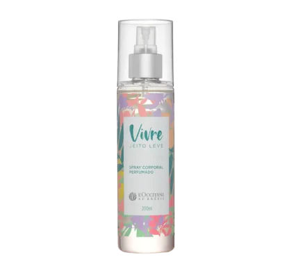 Spray Corporal Vivre Jeito Leve L'Occitane Au Brésil 200ml