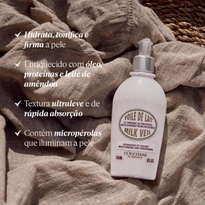 Loção Firmadora Corporal Amêndoa L'Occitane En Provence 240ml - Imagem 2