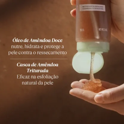 Sabonete Esfoliante Corporal Amêndoa L'Occitane En Provence 200ml - Imagem 3