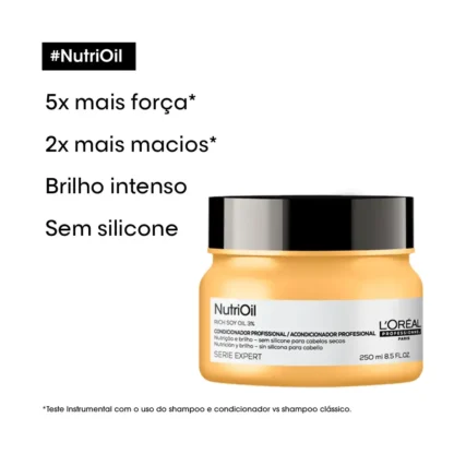 Máscara Capilar Serie Expert NutriOil L'Oréal Professionnel 250g - Imagem 3