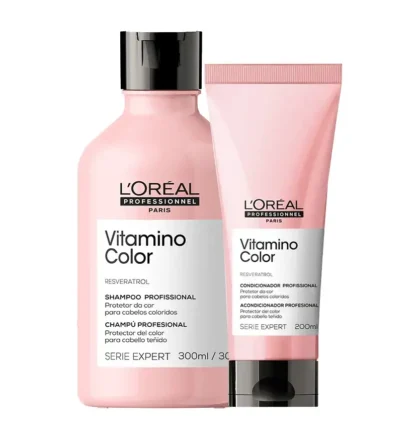 Kit shampoo 300ml + condicionador 200ml Serie Expert Vitamino Color L'Oréal Professionnel