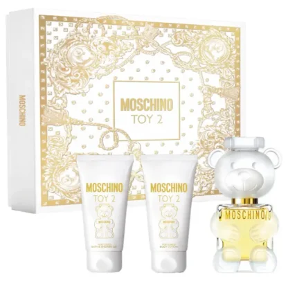 Kit Feminino Moschino Toy 2 Eau de Parfum 50ml + loção corporal 50ml + gel de banho 50ml