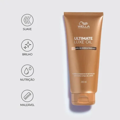 Condicionador Ultimate Luxe Oil Wella Professionals 1 Litro - Imagem 2