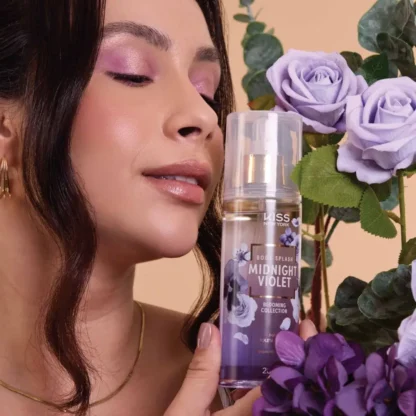 Body Splash Midnight Violet Kiss New York 200ml - Imagem 2