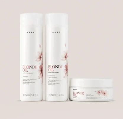 Kit Shampoo 250ml + Condicionador 250ml + Máscara 200g Blonde Oil by Ana Paula Siebert Braé
