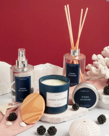 Vela Perfumada Amora Silvestre Candle & Co. 200g - Imagem 3