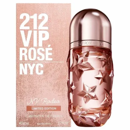 Perfume Feminino 212 Vip Rose NY Rodeo Carolina Herrera Eau de Parfum 80ml - Imagem 2