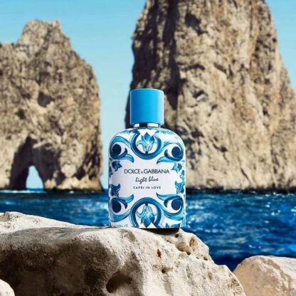 Perfume Masculino Light Blue Capri In Love Pour Homme Dolce & Gabbana Eau de Parfum - Imagem 6