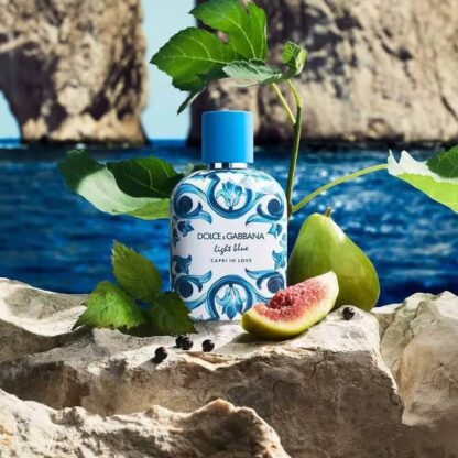Perfume Masculino Light Blue Capri In Love Pour Homme Dolce & Gabbana Eau de Parfum - Imagem 5