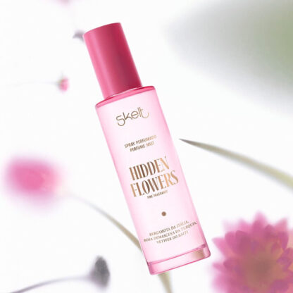 Perfume Mist Spray Corporal Hidden Flowers Skelt 100ml - Imagem 2