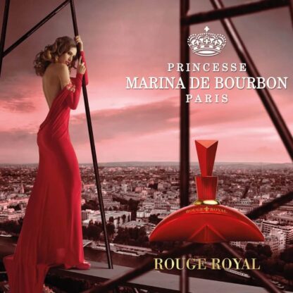 Kit Feminino Rouge Royal Marina de Bourbon Eau de Parfum 100ml + Loção Corporal 100ml + Necessaire - Imagem 4