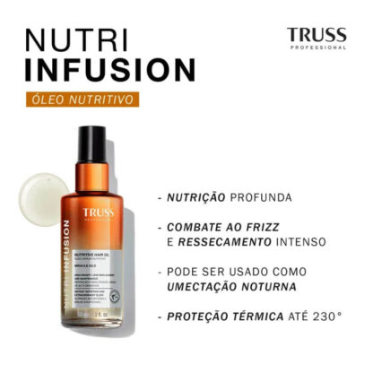 Óleo Capilar Nutritivo Nutri Infusion Truss 60ml - Imagem 3