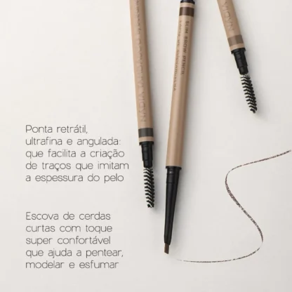Lápis de Sobrancelha Slim Brow Pencil Nádia Tambasco Océane 0,07g - Imagem 4