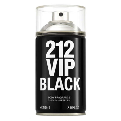 Body Spray Masculino 212 Vip Black Carolina Herrera 250ml