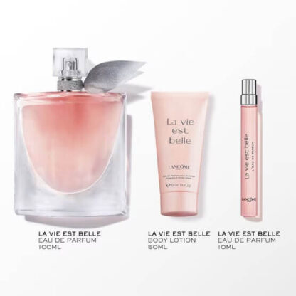 Kit Feminino La Vie Est Belle Lancôme Eau de Parfum 100ml + Loção Corpotal 50ml + Travel Size 10ml - Imagem 2