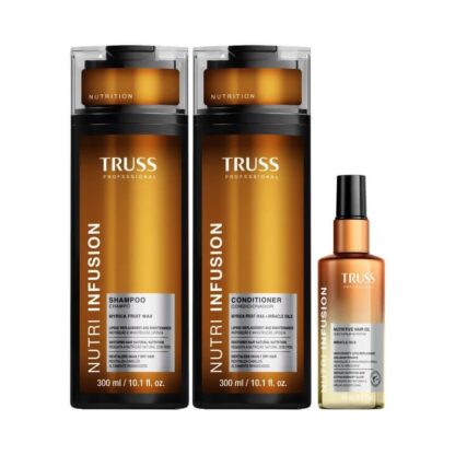 Kit Shampoo 300ml + Condicionador 300ml + Óleo Nutritivo 60ml Nutri Infusion Truss