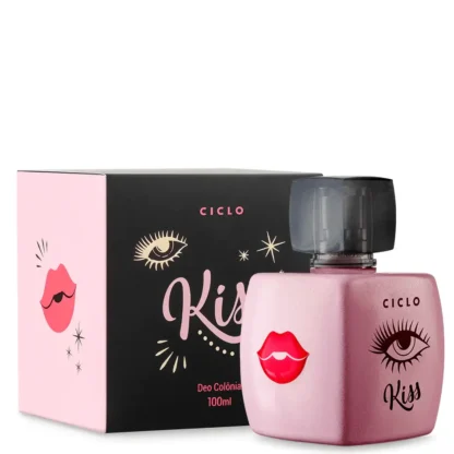 Colônia Feminina Kiss Ciclo Cosméticos 100ml NEW
