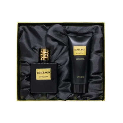 Kit Masculino Black Oud For Men Lonkoom Eau de Toilette 100ml + Pós-barba 150ml - Imagem 2