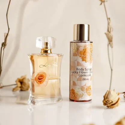Kit Feminino Lucky Flower Orange Lonkoom Eau de Parfum 100ml + Body Splash 250ml - Imagem 3