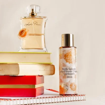 Kit Feminino Lucky Flower Orange Lonkoom Eau de Parfum 100ml + Body Splash 250ml - Imagem 4