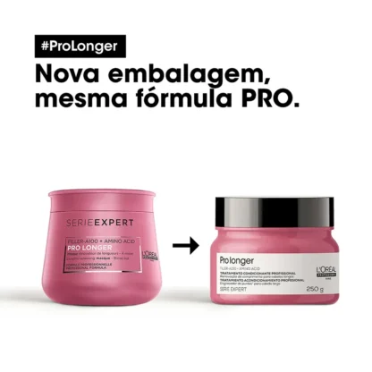Máscara Capilar Serie Expert Pro Longer L'Oréal Professionnel 250g - Imagem 4