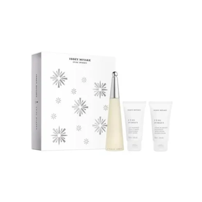 Kit Feminino L'Eau D'Issey Issey Miyake Eau de Toilette 50ml + Shower Cream 50ml + Body Lotion 50ml *