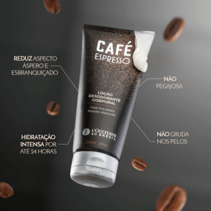 Hidratante Masculino Café Espresso L'Occitane Au Brésil 200ml - Imagem 2