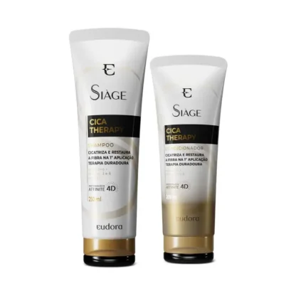 Kit Shampoo 250ml + Condicionador 200ml Cica Therapy Siàge Eudora