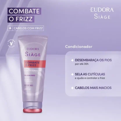 Condicionador Combate o Frizz Siàge Eudora 200ml - Imagem 2