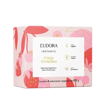 Kit Sabonete em Barra Frutas Vermelhas Instance Eudora 4x80g - Imagem 2